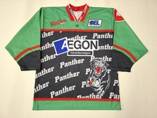 Maglia hockey su ghiaccio AEV Augsburger Panther 1998/99 #7 Duanne Moeser - DEL Vintage 