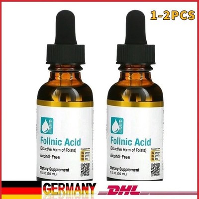 2X Folinic Acid Lion s Mane Speech Delay Bundle Autism 30ml Wellness Supplement