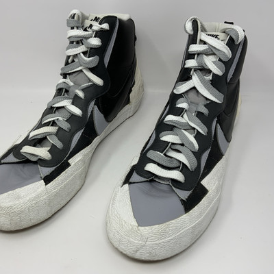 NIKE / BLAZER MID SACAI/ブレーザーミッドサカイ/ブラック/BV0072-002/27cm/BLK Nike Blazer Mid Sacai Black Grey White Shoes Sneakers BV0072-002