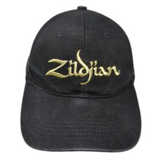 Zildjian Strapback Hat Black One Size Adjustable Embroidered Outdoor