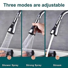Water Kitchen Tap Head Saving Faucet Extender Sink Spray Aerator 360° Swivel