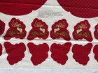 VTG Cut Sew Fabric Panel St. Nicholas Wreath Night Before Christmas VIP Cranston — photo 5