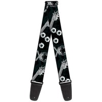 Guitar Strap - Revolvers Black/Gray (Us Import) Acc Neu