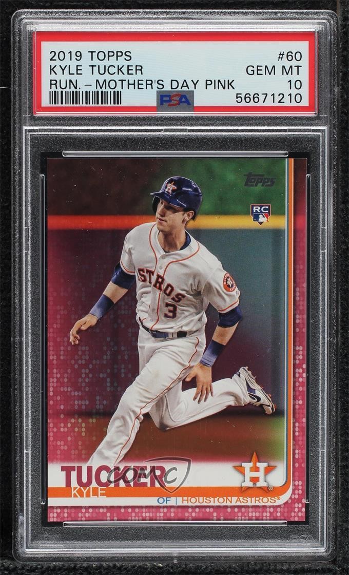 2019 Topps Mother's Day Pink 35/50 Kyle Tucker #60 PSA 10 GEM MT Rookie RC i6e