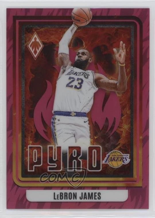 2023-24 Panini Phoenix Pyro Pink 34/99 LeBron James #16 0y9y