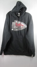 Fanatics Hoodie Mens 2X Black Kansas City Chiefs Mahomes Pullover Bloke Core NFL