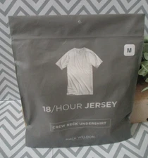 NEW & SEALED Mack Weldon 18/Hour Crew Neck Undershirt Bright White Men’s Size M
