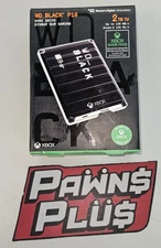 WD BLACK P10 2TB External Game Drive USB 3.2 Gen 1 Portable HDD - XBOX - Black