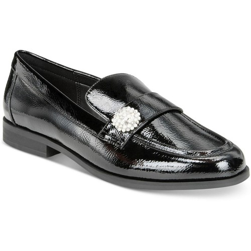 On 34th Marey Damen-Lackhalbschuhe schwarz verziert 6 Medium (B, M) BHFO 6710 - Bild 1 von 3