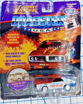 1995 Johnny Lightning Dragsters USA '69 DRAG-ON-LADY Shirley Shahan S2 #06164
