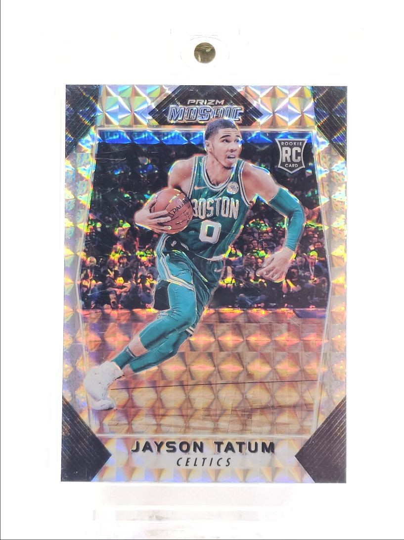 JAYSON TATUM 2017-18 PANINI PRIZM MOSAIC ROOKIE SILVER CELTICS RC Q2596