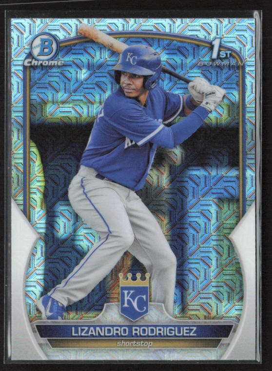2023 Bowman #BCP-47 Lizandro Rodriguez Chrome Prospects Mojo Refractors