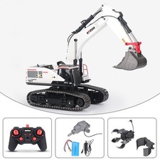 Lager tedesco 1:14 HUINA 1594 22CH metallo RC escavatore giocattolo radio luce suono