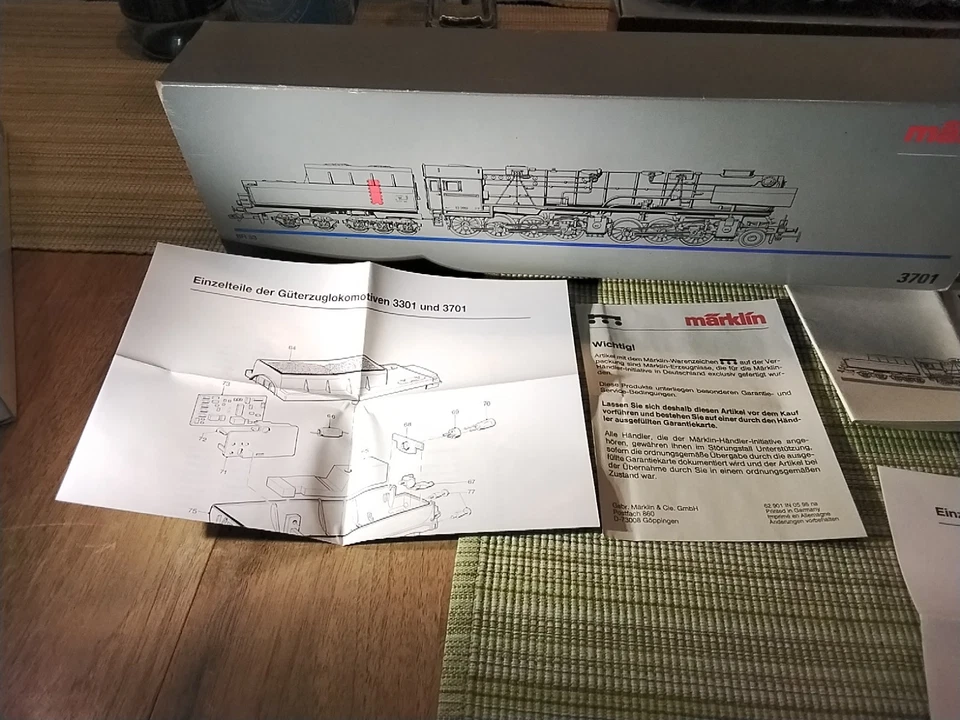 Märklin Dampflokomotive Baureihe 53 wie Neu 3701 Ovp Digital - Bild 4 von 4