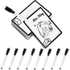 80pcs Reusable MTG Dry Erase Tokens,MTG Token Cards with 8 Pcs Black Marker P...