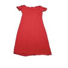 Womens Pink Off Shoulder Dress Size 10 Preloved Excellent Condition