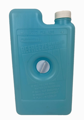 Vtg Rubbermaid screw-in Refreeze Beverage Bottle 8279 plastic
