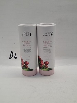Lot Of 2 100 pure coffee bean caffeine eye cream 1oz