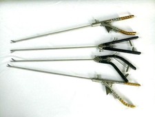 Laparoscopic N'dle Holder, Curved, Right Straight Tip, Tooth Type Inst ADDLER