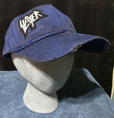 Custom Slayer Baseball Cap, Hand Distressed, One Of A Kind