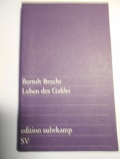 Brecht, Leben des Galilei (Edition Suhrkamp Band 1). Wie ungelesen!