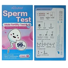 Test Kit 99% Sperm Male Fertility Accurate Home Test Sperm Count Brand ACCUFAST