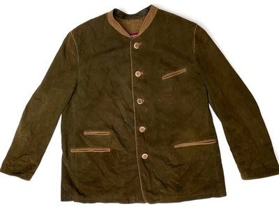 Schneiders Salzburg Mens Brown Goat Skin Suede Jacket Austrian 50