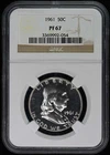 1961 Franklin Half Dollar 50C NGC PR67