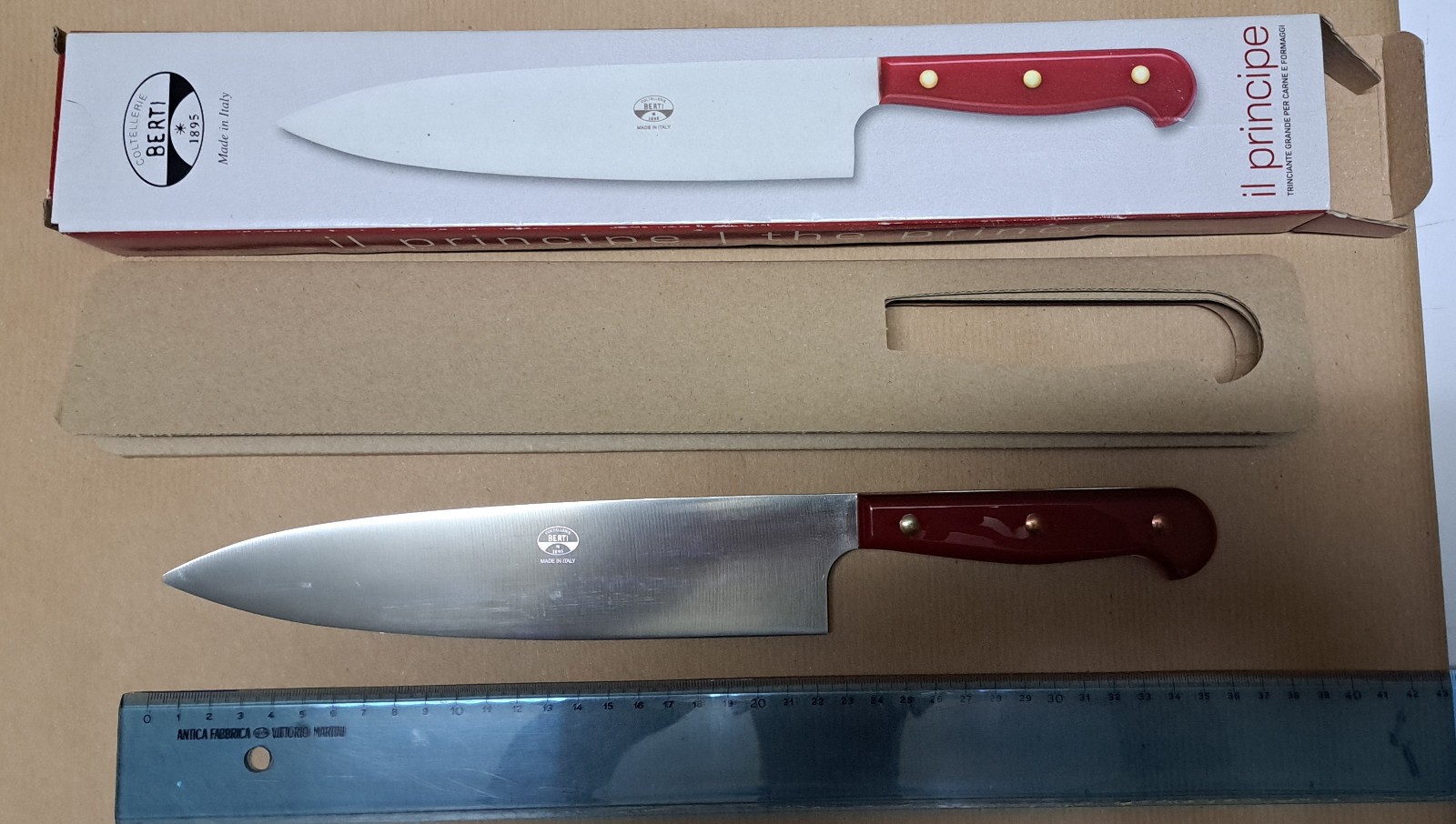 Berti - THE PRINCE - Large meat and cheese slicer - 23cm - Collections...