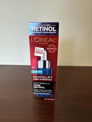 L'Oreal Paris RevitaLift With Pure Retinol Night Serum, 1 fl oz