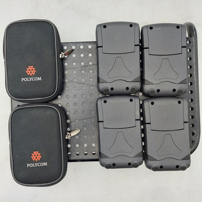 LOT OF 4 Polycom CX100 Speakerphone for Microsoft Office Communicator