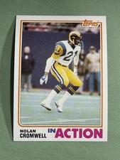 Nolan Cromwell 1982 Topps Los Angeles Rams #372 GG449