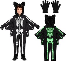 Bat Costume Kids Toddler Boys Girls Halloween Jumpsuit 2-14