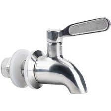 Stainless Steel Spigot for Beverage Dispenser, Water Dispenser 1 Pack, Silver