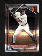 2024 Bowman Draft - Dakota Jordan Chrome 1st Bowman Bdc-71 Giants 2024 Bowman Draft - Dakota Jordan Chrome 1st Bowman Bdc-71 Giants