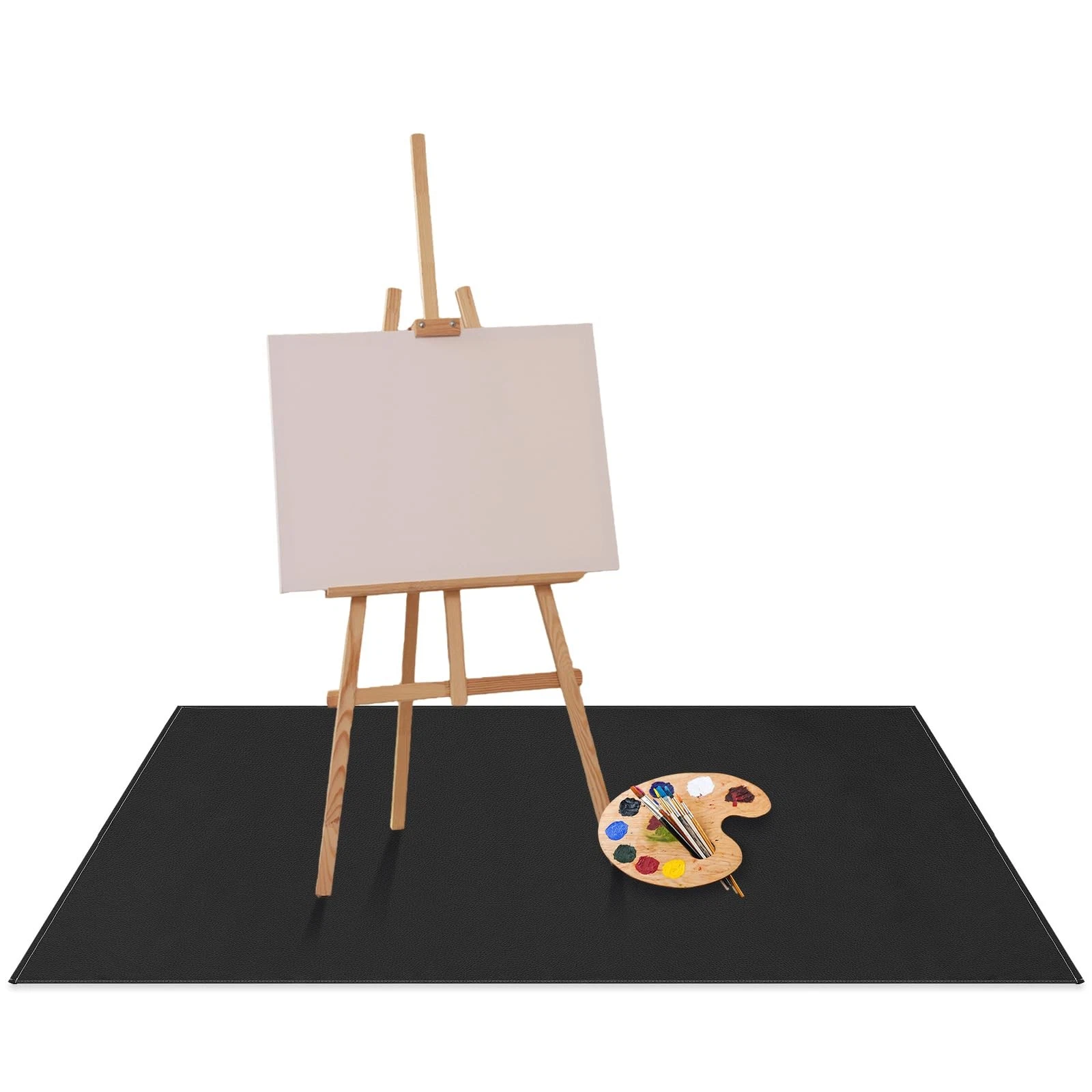 55x55 Inch Extra Large Craft & Painting Floor Mat - Waterproof Non-Slip PVC A...