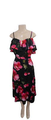 NWT Women's Sofia Vergara Off Shoulder Bossanova Multi Floral Dress Size M