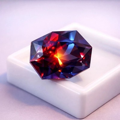 10 Ct Natural AA+ CERTIFIED Color Change Alexandrite Fancy Cut Loose Gemstone