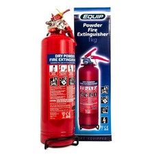 Equip Fire Extinguisher 1kg gauge ABC Powder Car Taxi Boat CE Kite Marked