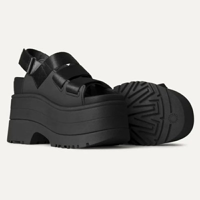 UGG Women's GoldenRise Hi Platform Sandal 1167431-BLK GOLDENRISE
