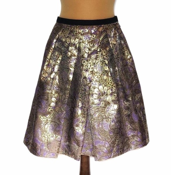 Women Marni Skirt Gold 38 / M / 46