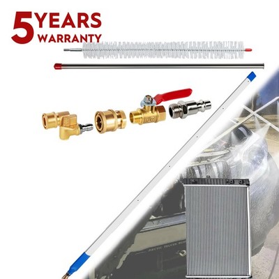 39'' 100CM Car Radiator Cleaning Wand 25° Fan Nozzle Car Truck Power Washer Wand