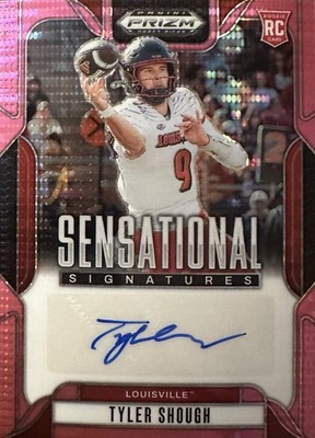 2025 Prizm Draft Picks Sensational Signatures Tyler Shough Auto