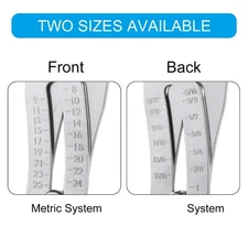 Portable Precise Thread Size Checker Keychain Thread Identifiers Gauges