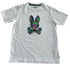 Psycho Bunny Kids Large 14/16 Suncoast Graphic Logo T-Shirt Cotton
