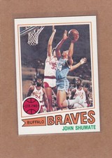 1977-78 TOPPS BASKETBALL JOHN SHUMATE #104 BRAVES NM/NM+ *A45934