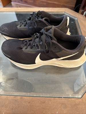11.5 NIKE PEGASUS TRAIL 3 RUNNING SHOE BLACK SMOKE GREY PURE WHITE