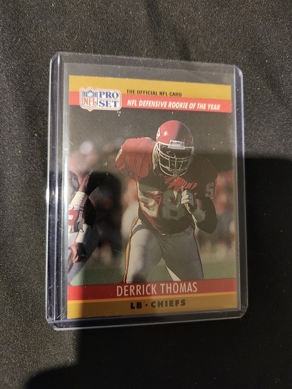 1990 Pro Set - Award Winner Derrick Thomas #6 DROY
