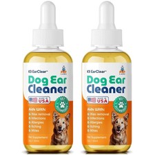 Natural Dog Ear Cleaner - Ear Clear Drops