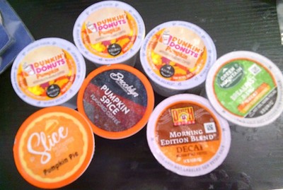 7 NEW sealed single serve coffee K CUPS dunkin donuts PUMPKIN flavor